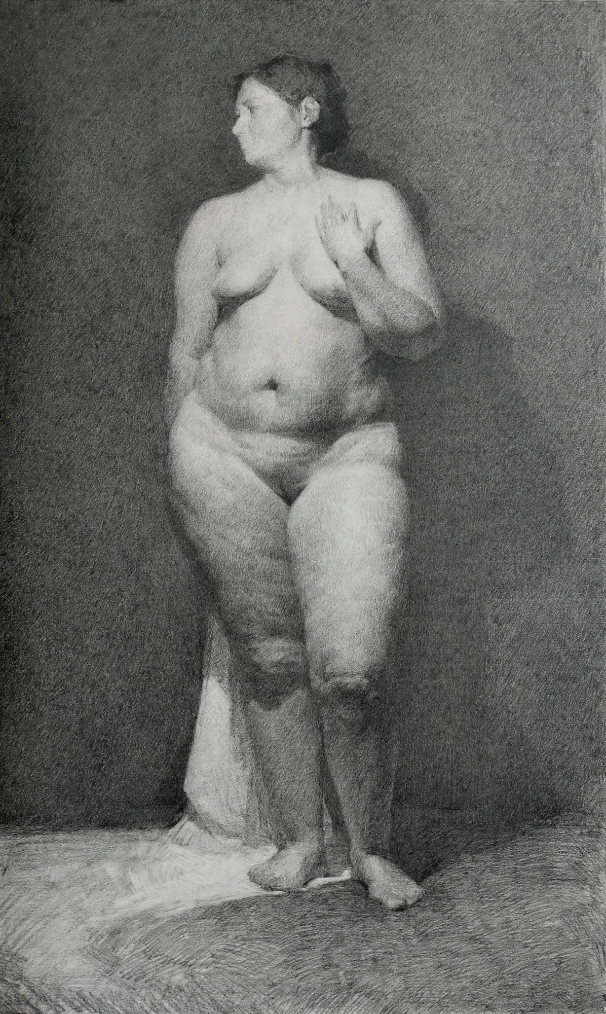 Victor Teslaru, work from the Academic Art High School period, 2015, image 2.