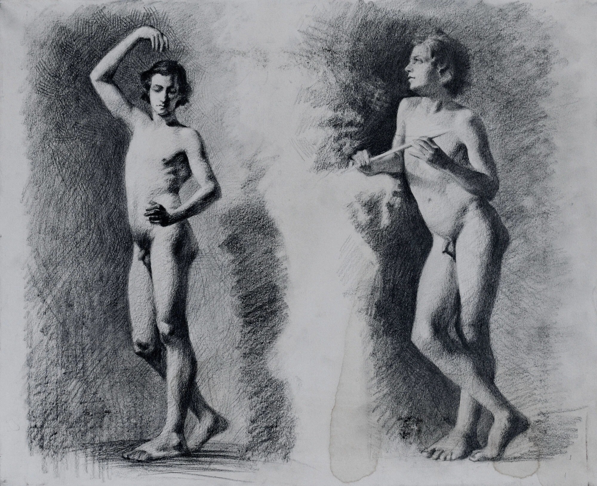 Victor Teslaru, work from the Academic Art High School period, 2014, image 8.