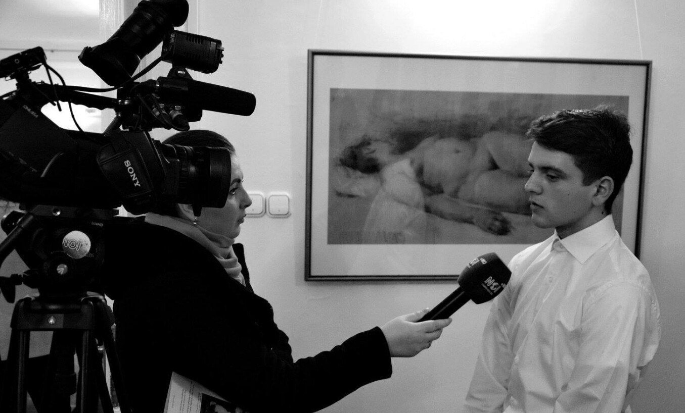 Archival photograph, 2016, Chișinău; documentary view from the APSA group exhibition at the Embassy of Hungary.