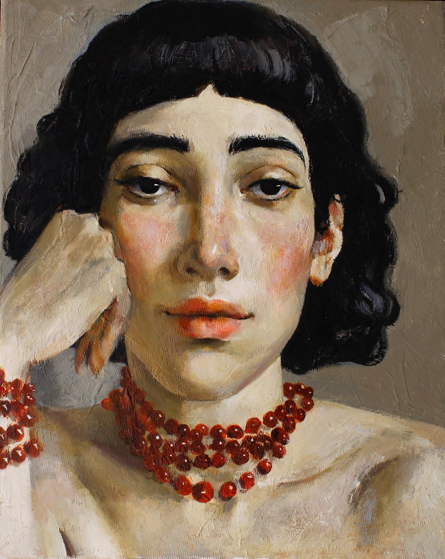 Victor Teslaru, Citizen, 2025, oil on canvas.
