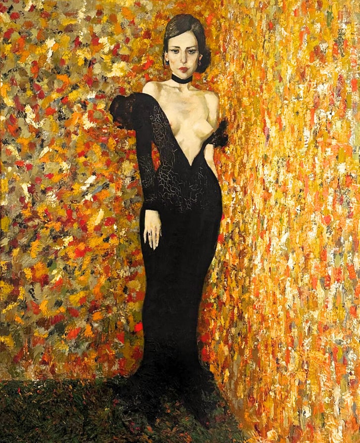 Victor Teslaru, Confuse, 2022, oil on canvas.