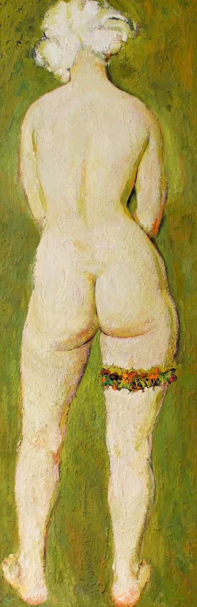 Victor Teslaru, Lilith, 2020, oil on canvas.