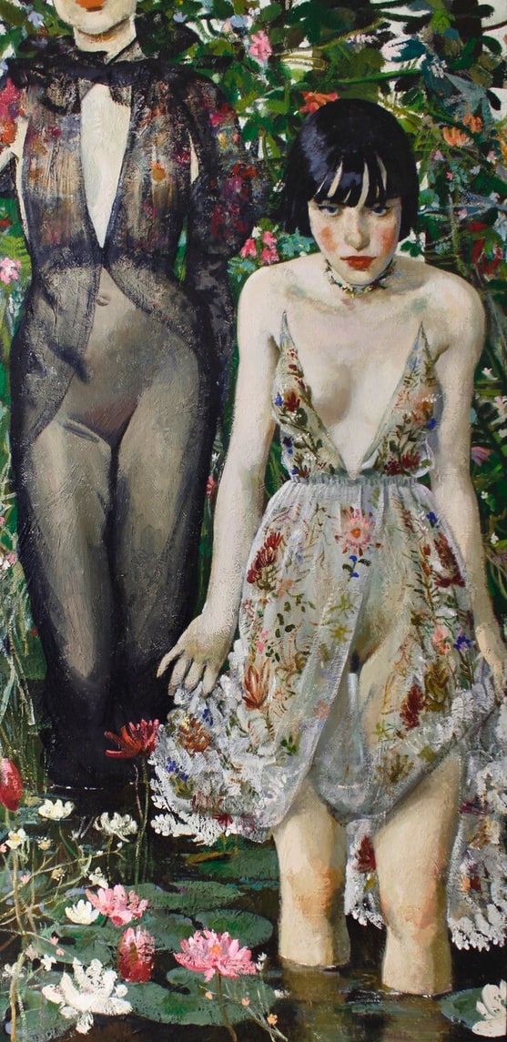 Victor Teslaru, Swamp, 2025, oil on canvas.