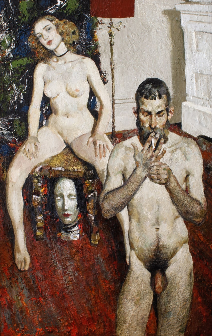 Victor Teslaru, Untitled, 2025, oil on canvas.