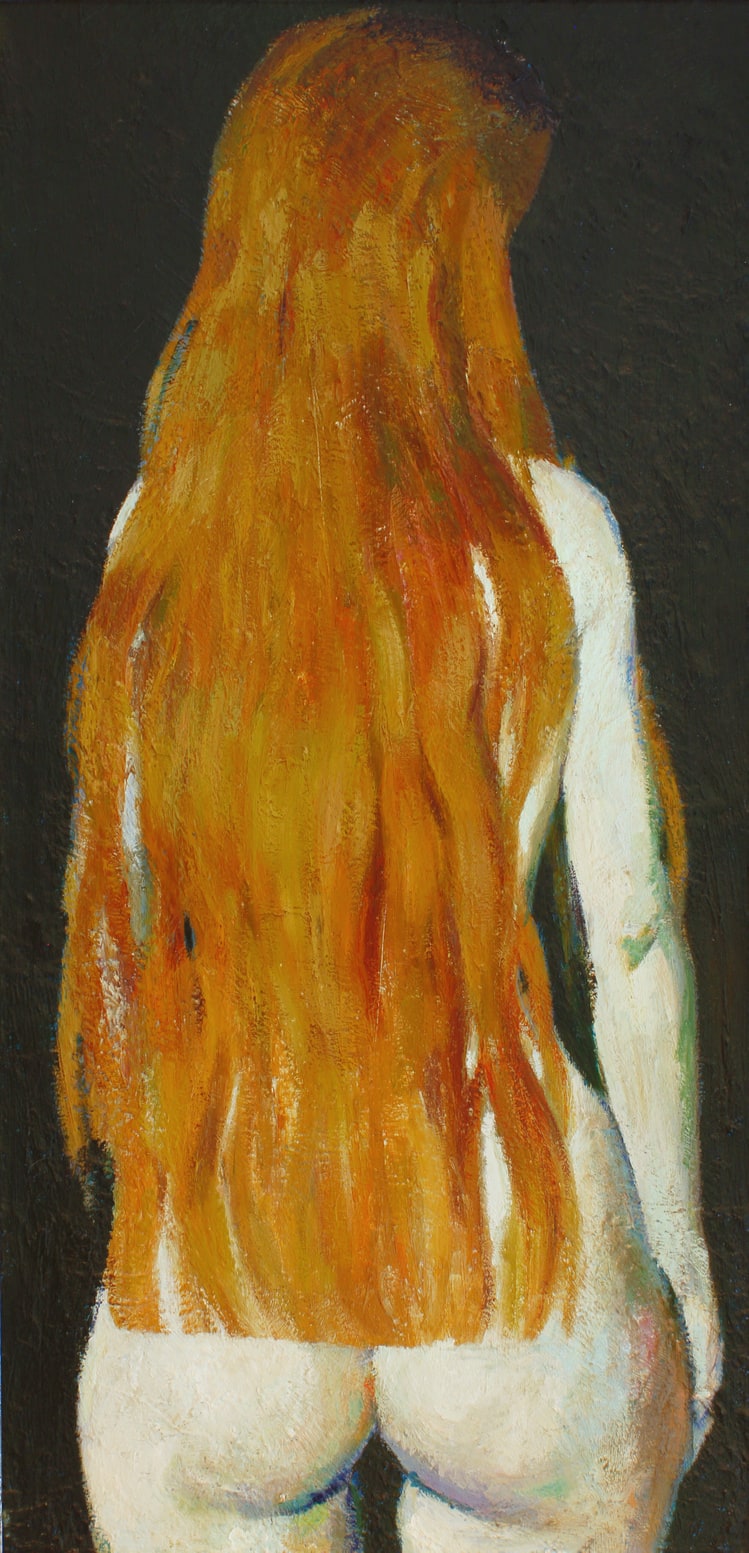 Victor Teslaru, Witch, 2022, oil on canvas.